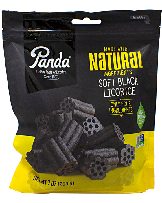 Panda All Natural Soft Black Licorice Candy