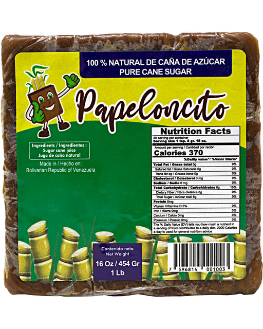 Papeloncito 100% Pure Cane Sugar (Front)