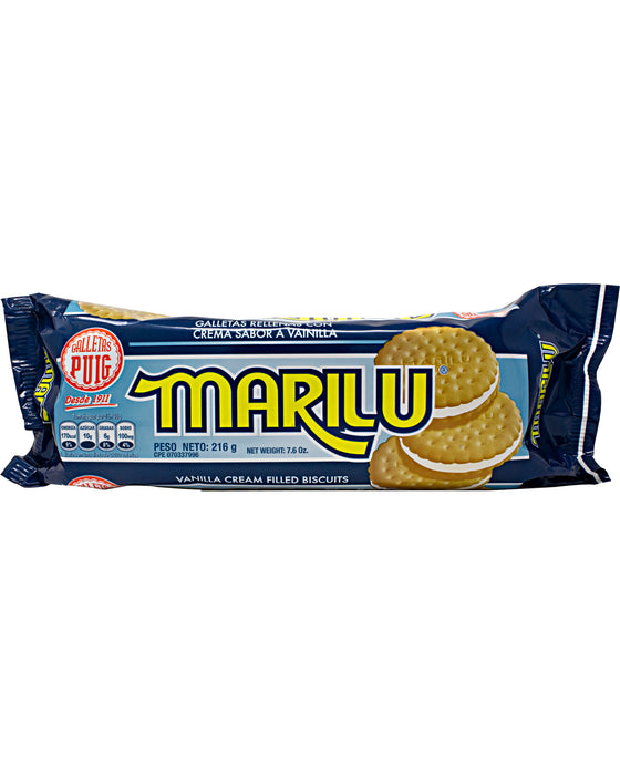 Puig Galletas Marilu de Vainilla (Vanilla Sandwich Cookie)