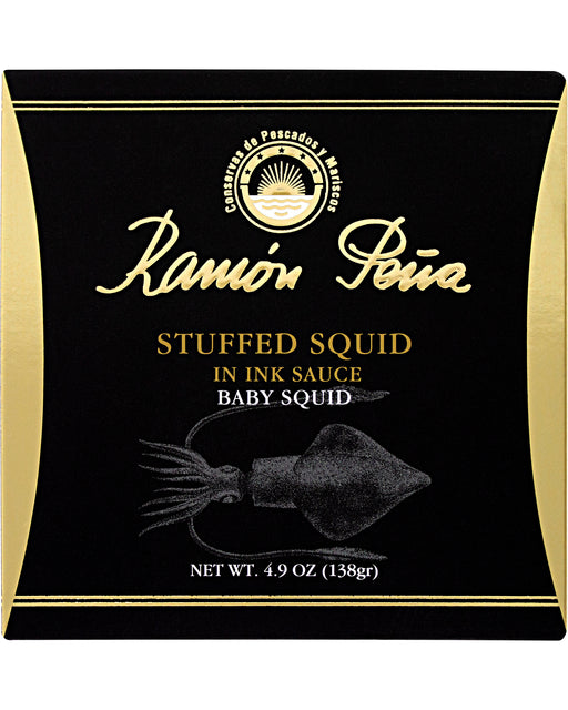 Ramon Peña Stuffed Squid in Ink Sauce