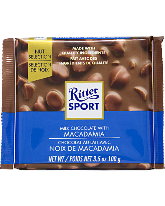 Ritter Sport Milk Chocolate with Macadamia
