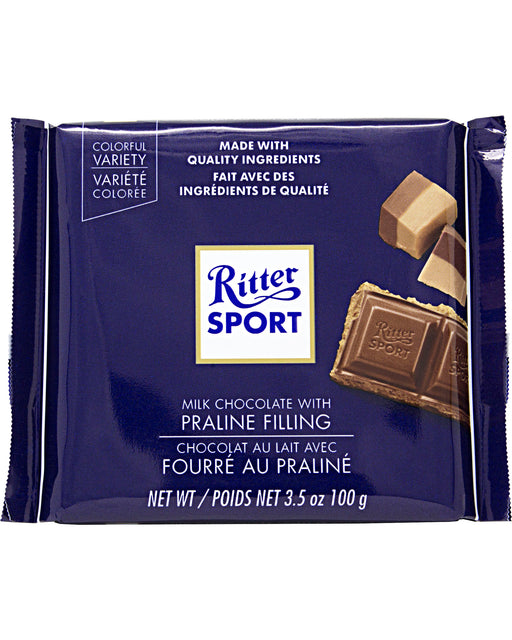 Ritter Sport Milk Chocolate with Praline Filling