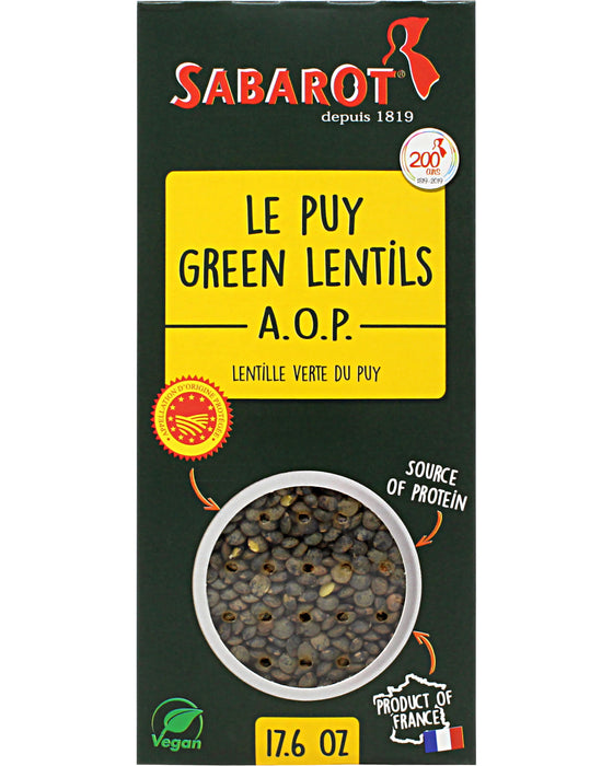 Sabarot French Lentils (Green Le Puy Lentils)