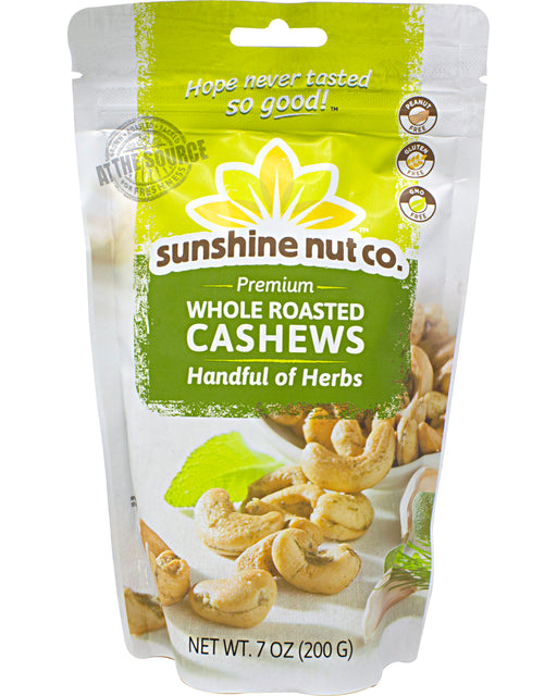 Sunshine Nut Company Whole Cashews with Herbs