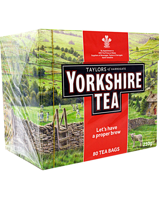 Taylors of Harrogate Yorkshire Gold (Pack of 80 Tea Bags) 250g – British  Food Shop
