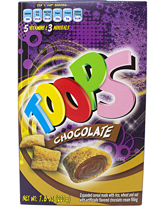Toops Chocolate (Venezuelan Flips Cereal/Snack)