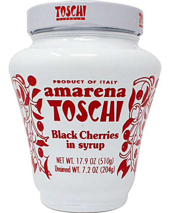 Toschi Amarena Sour Black Cherries in Syrup 