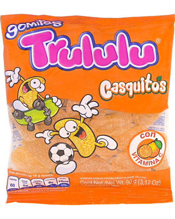 Trululu Gomitas Casquitos (Tangerine-Flavored Gummies)
