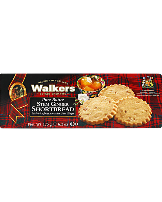 Walkers Pure Butter Stem Ginger Shortbread
