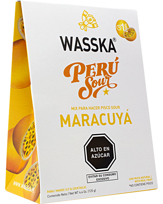Wasska Peru Sour, Passion Fruit Flavor (Cocktail Mix)