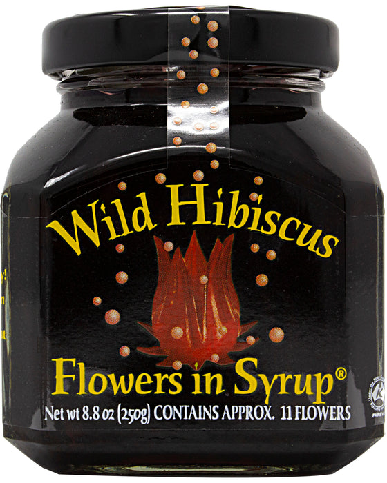 Wild Hibiscus Flowers in Syrup